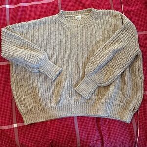Goumi organic cotton knit sweater S/M